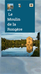Mobile Screenshot of moulindelarongere.com
