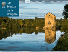 Tablet Screenshot of moulindelarongere.com